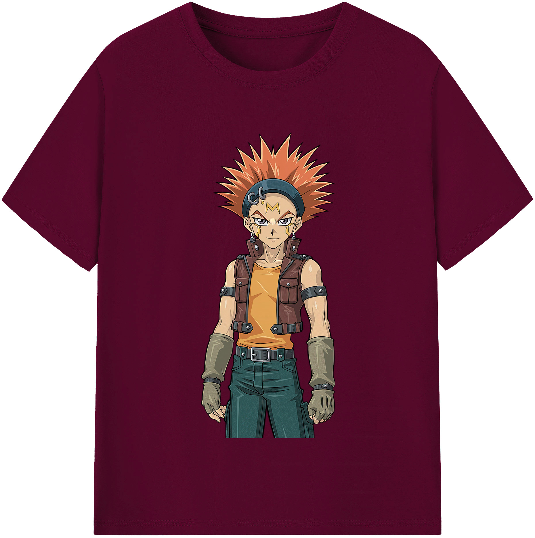 （画像用） 遊☆戯☆王 Yu-Gi-Oh! レディースカジュアルプリントTシャツ（綿100％）